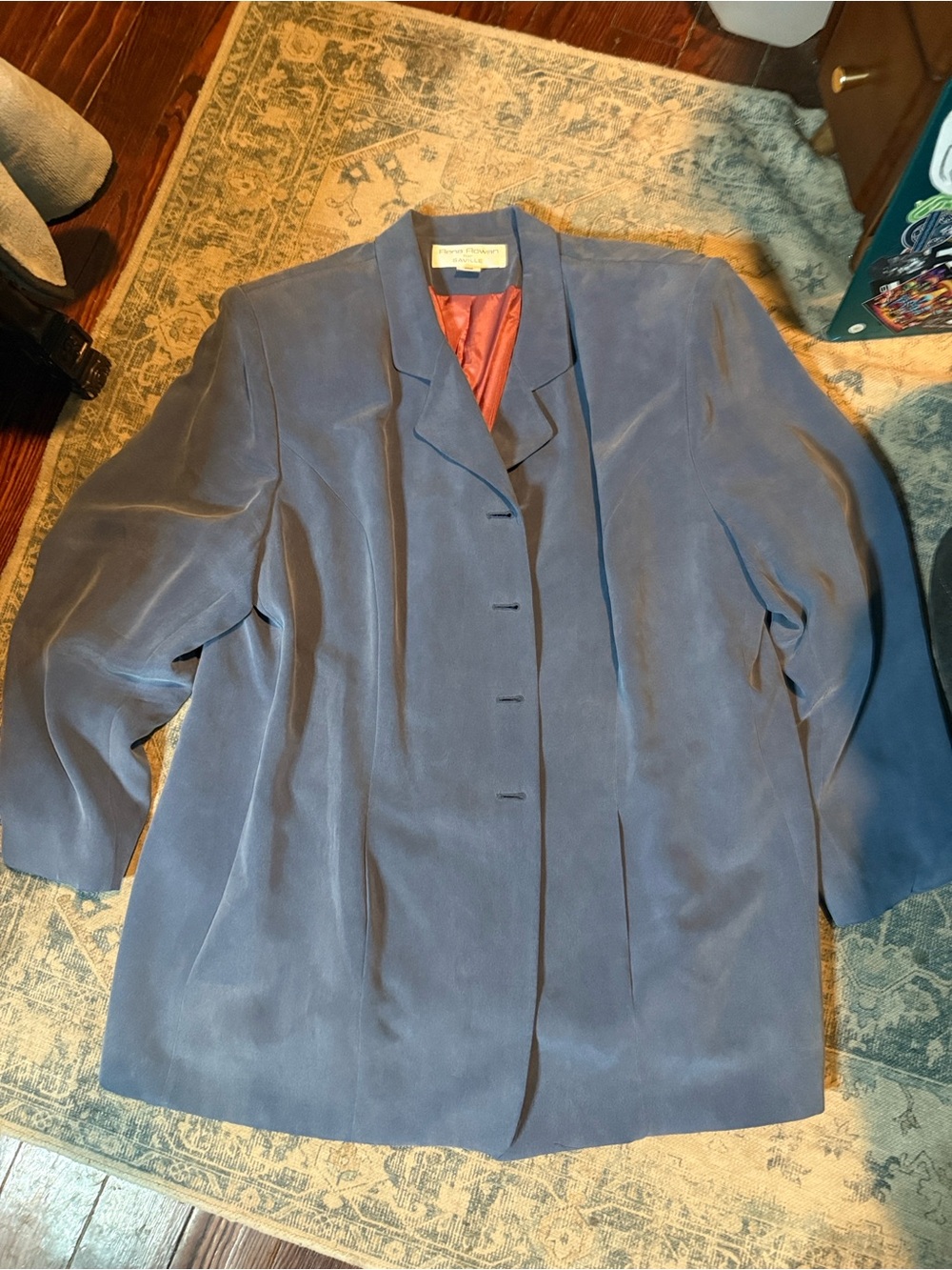 Rena Rowan Slate Blue Women's Blazer Jacket